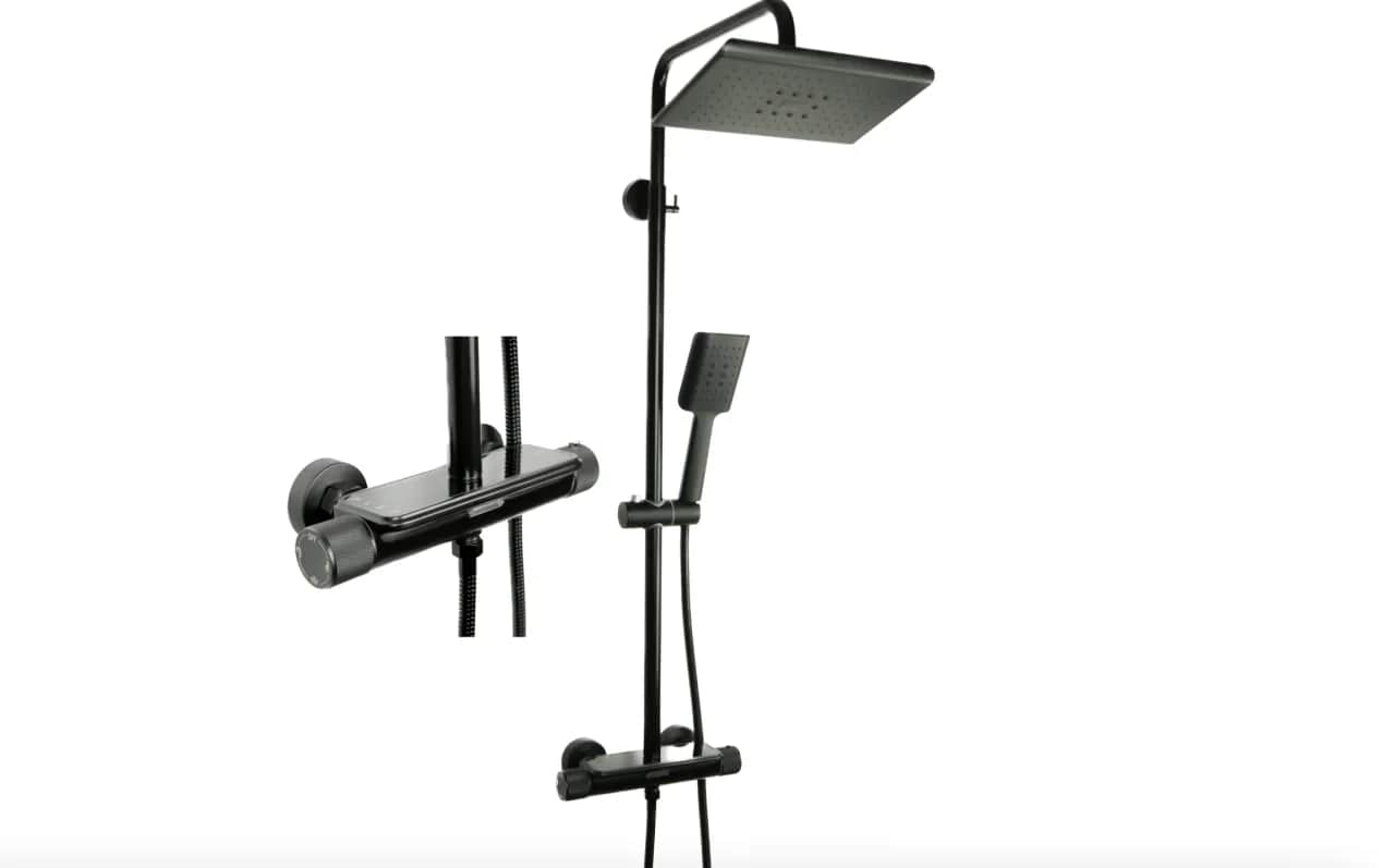 Bateria prysznicowa czarna – modny detal, który zmienia łazienkę